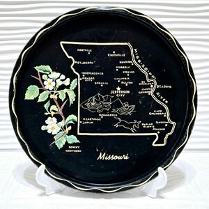 Vintage‎ Missouri Souvenir Metal Serving Tray 11"